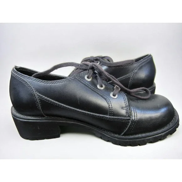 Harley Davidson Chunky Sole Lace Shoes Women's Size 6.5 - Picture 4 of 11